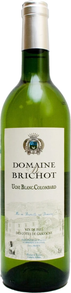 Вино Domaine de Brichot, Cotes de Gascogne VdP, 2010
