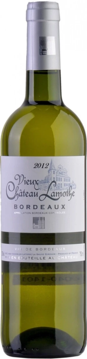 Вино "Vieux Chateau Lamothe" Blanc, Bordeaux AOC, 2012