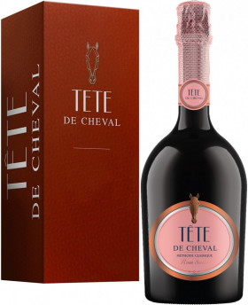 Игристое вино Tete de Cheval Rose Sweet gift box