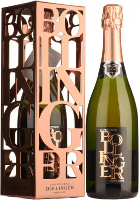 Шампанское Bollinger Rose Brut 2006 metal box