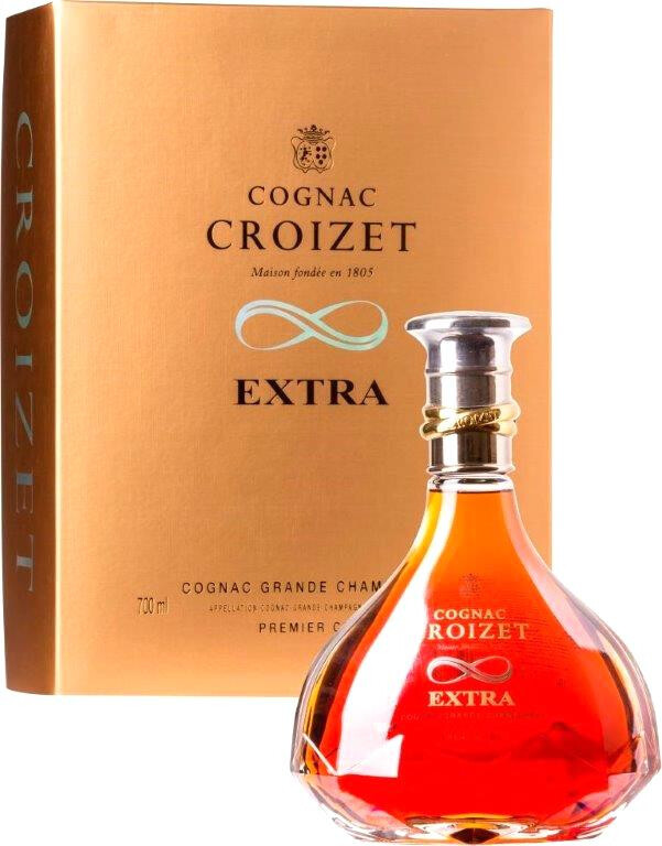 Коньяк Croizet Extra Cognac AOC in decanter & gift box 700 мл