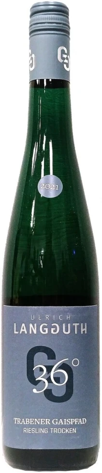 Вино Ulrich Langguth, 36° Trabener Gaispfad Riesling Trocken, 2021