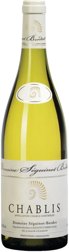 Вино Domaine Seguinot-Bordet, Chablis AOC, 2014, 1.5 л