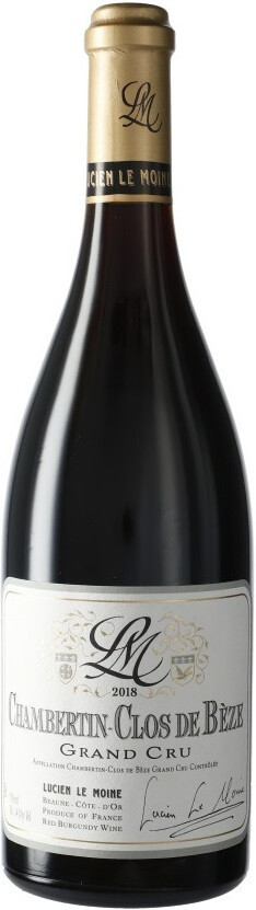 Вино Lucien Le Moine Chambertin Clos de Beze Grand Cru AOC 2018