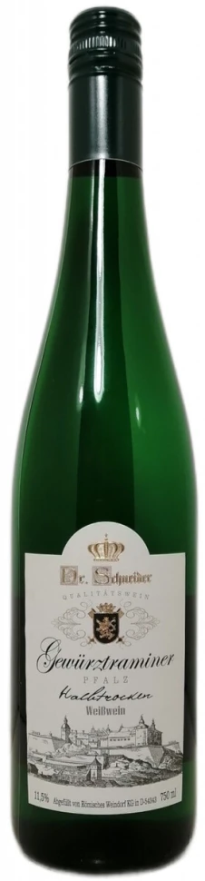 Вино Dr. Schneider Gewurztraminer Halbtrocken, Pfalz, 2023