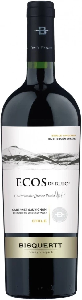 Вино Bisquertt, Ecos de Rulo Cabernet Sauvignon, 2012
