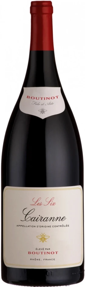 Вино Boutinot, Les Six Cairanne, Cotes du Rhone Villages AOC, 2018, 1.5 л