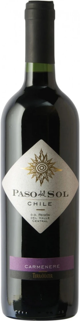Вино TerraMater, Paso del Sol Carmenere, 2022