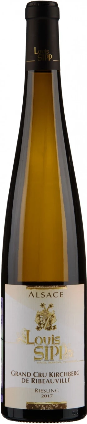 Вино Louis Sipp, Grand Cru Kirchberg de Ribeauville Riesling, Alsace AOC, 2017