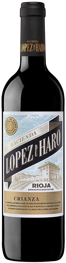 Вино Hacienda Lopez de Haro, Crianza, Rioja DOCa, 2020