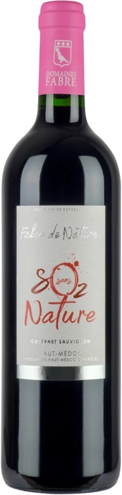 Вино Chateau Lamothe-Cissac, Fabre de Nature Sans SO2, Haut-Medoc AOC, 2020