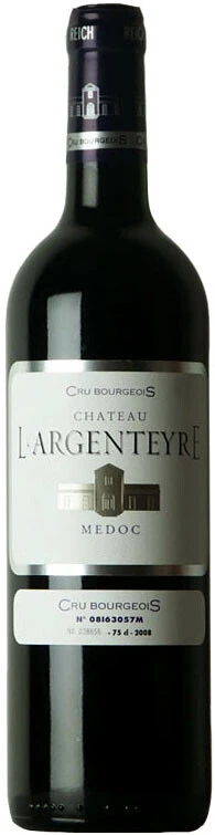 Вино Chateau L'Argenteyre, Medoc AOC Cru Bourgeois, 2007