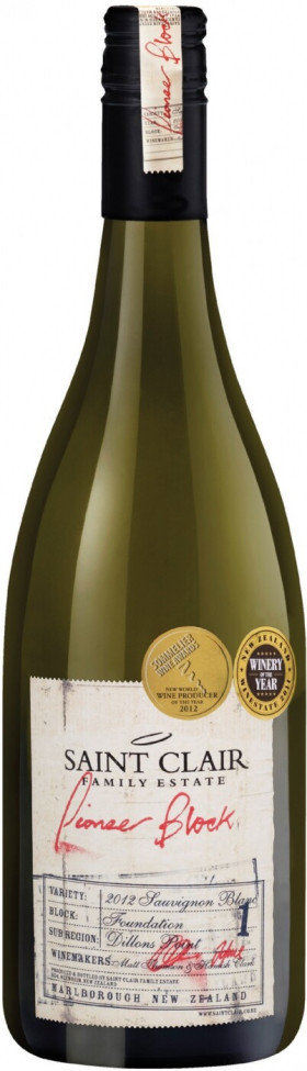 Вино Saint Clair Pioneer Block 1 Foundation Sauvignon Blanc 2013