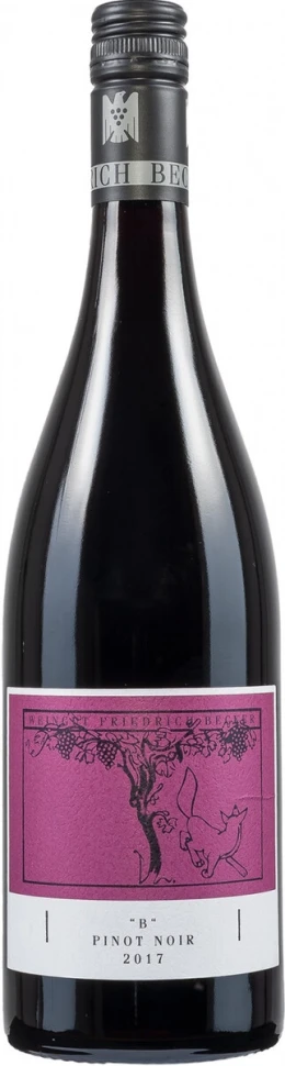 Вино Friedrich Becker, B Pinot Noir, Pfalz DQ, 2017