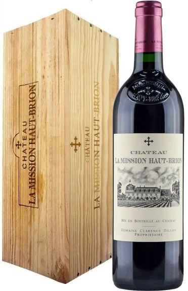 Вино Chateau La Mission Haut-Brion, Pessac-Leognan AOC Cru Classe de Graves, 2013, wooden box