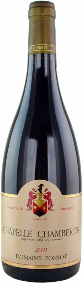 Вино Domaine Ponsot Chapelle Chambertin Grand Cru AOC 2001