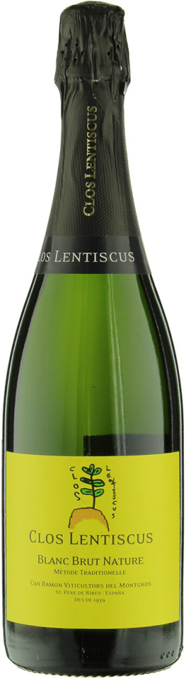 Игристое вино Clos Lentiscus Blanc Brut Nature 2014