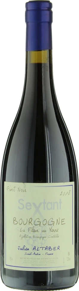 Вино Sextant, La Fleur au Verre Pinot Noir, Bourgogne AOC, 2018