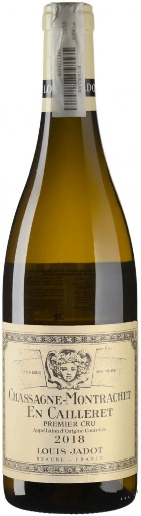 Вино Louis Jadot, Chassagne Montrachet Premier Cru Le Cailleret AOC, 2018