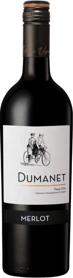 Вино Dumanet Merlot, Pays d'Oc IGP, 2024, 0.75 л