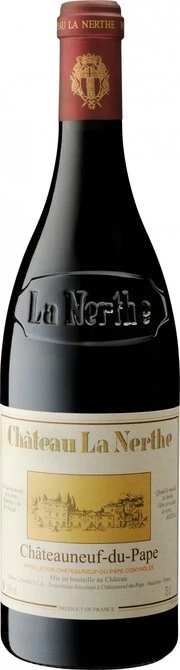Вино Chateau la Nerthe, Chateauneuf-du-Pape AOC Rouge, 2016