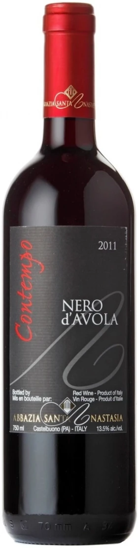 Вино Abbazia Santa Anastasia, Contempo Nero d'Avola, Sicilia IGP, 2011