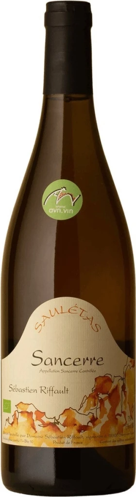 Вино Domaine Etienne et Sebastien Riffault, Sauletas, Sancerre AOC, 2019