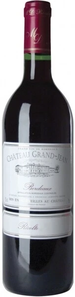 Вино Chateau Grand-Jean Rouge, Bordeaux AOC, 2010
