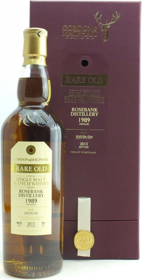Виски Rare Old from Rosebank Distillery 1989 gift box 700 мл