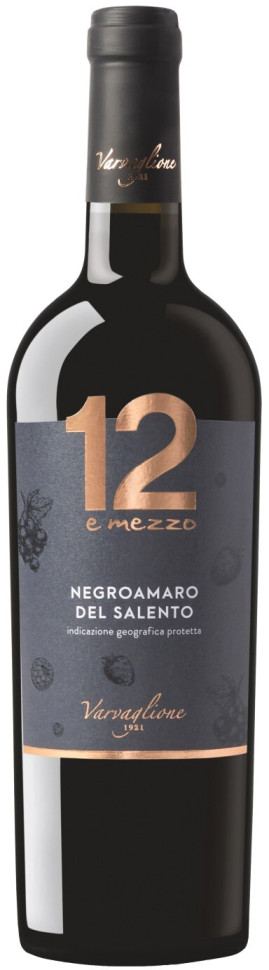 Вино 12 e Mezzo Negroamaro del Salento IGP 2020