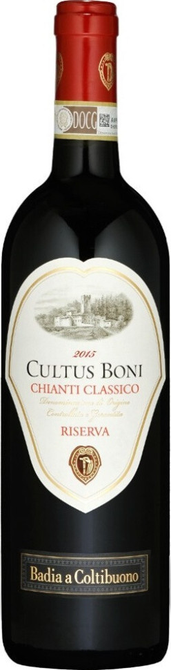 Вино Badia a Coltibuono Cultus Boni Chianti Classico Riserva DOCG 2015