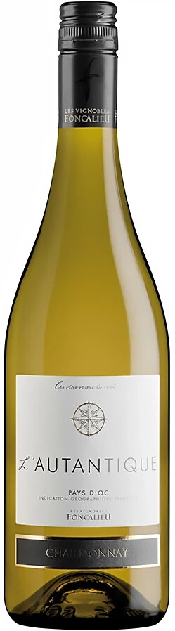 Вино Foncalieu, L'Autantique Chardonnay, Pays d'Oc IGP, 2020