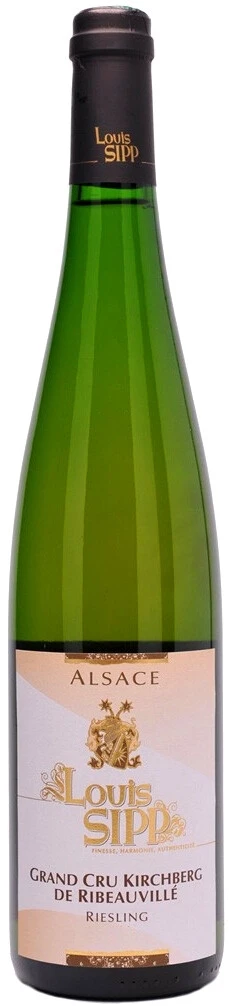 Вино Louis Sipp, Kirchberg de Ribeauville Riesling, Alsace Grand Cru, 2010