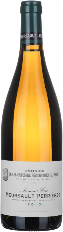 Вино Domaine Jean-Michel Gaunoux & Fils, Meursault Premier Cru Perrieres AOC, 2015