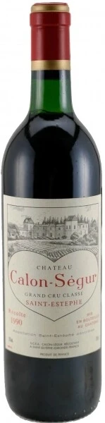 Вино Chateau Calon-Segur Saint-Estephe 3-eme Grand Cru Classe 1990