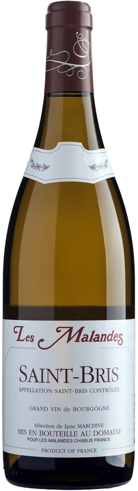 Вино Domaine des Malandes, Sauvignon Saint-Bris AOC, 2015