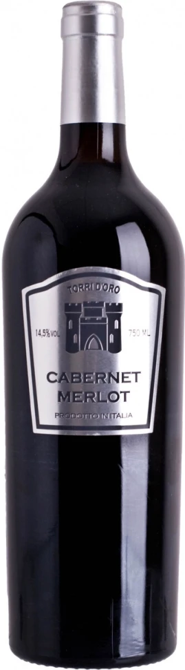 Вино Torri d'Oro Cabernet-Merlot, Terre Siciliane IGT, 2018