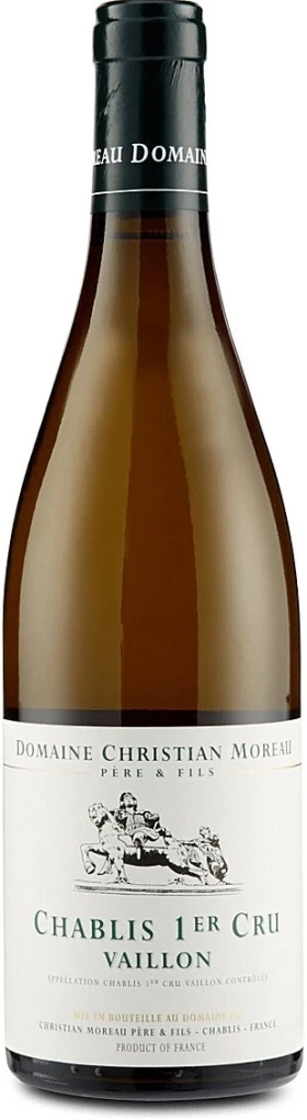 Вино Christian Moreau Pere et Fils, Chablis 1-er Cru Vaillon, 2017