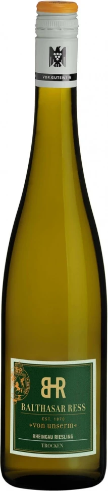 Вино Balthasar Ress, Von Unserm Rheingau Riesling trocken, 2022