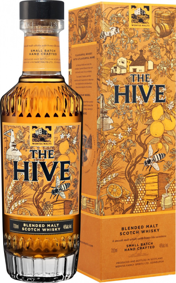 Виски The Hive Blended Malt gift box 700 мл