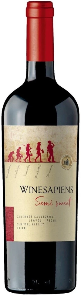 Вино Winesapiens Cabernet Sauvignon Semi-Sweet, 2023