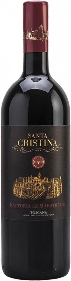 Вино Santa Cristina, Fattoria Le Maestrelle, Toscana IGT, 2017