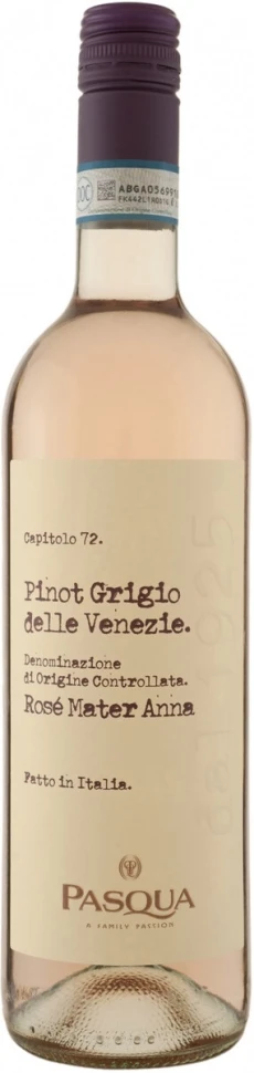 Вино Pasqua, Pinot Grigio Rose "Mater Anna", Venezie IGT, 2022