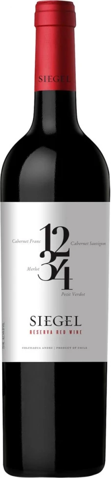 Вино Siegel, 1234 Reserva, 2019