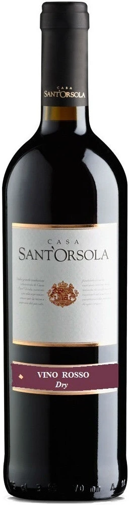 Вино Fratelli Martini, "Sant'Orsola" Rosso Dry
