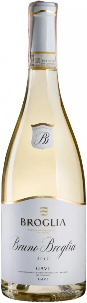 Вино Bruno Broglia, Gavi DOCG del Comune di Gavi, 2017