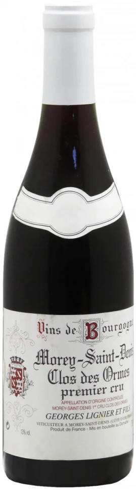 Вино Georges Lignier et Fils, Morey-Saint-Denis 1-er Cru Clos des Ormes AOC, 2011