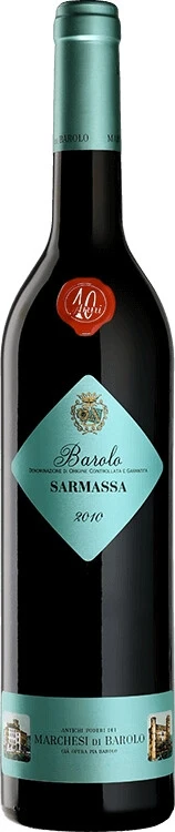 Вино Marchesi di Barolo, Sarmassa Barolo DOCG, Edizione 10 Anni, 2010