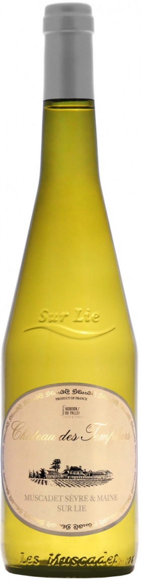 Вино Chateau des Templiers Muscadet Sevre et Maine AOC Sur Lie 2020