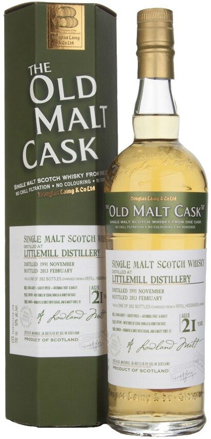 Виски Douglas Laing Littlemill 21 Years Old 1991 gift box 700 мл